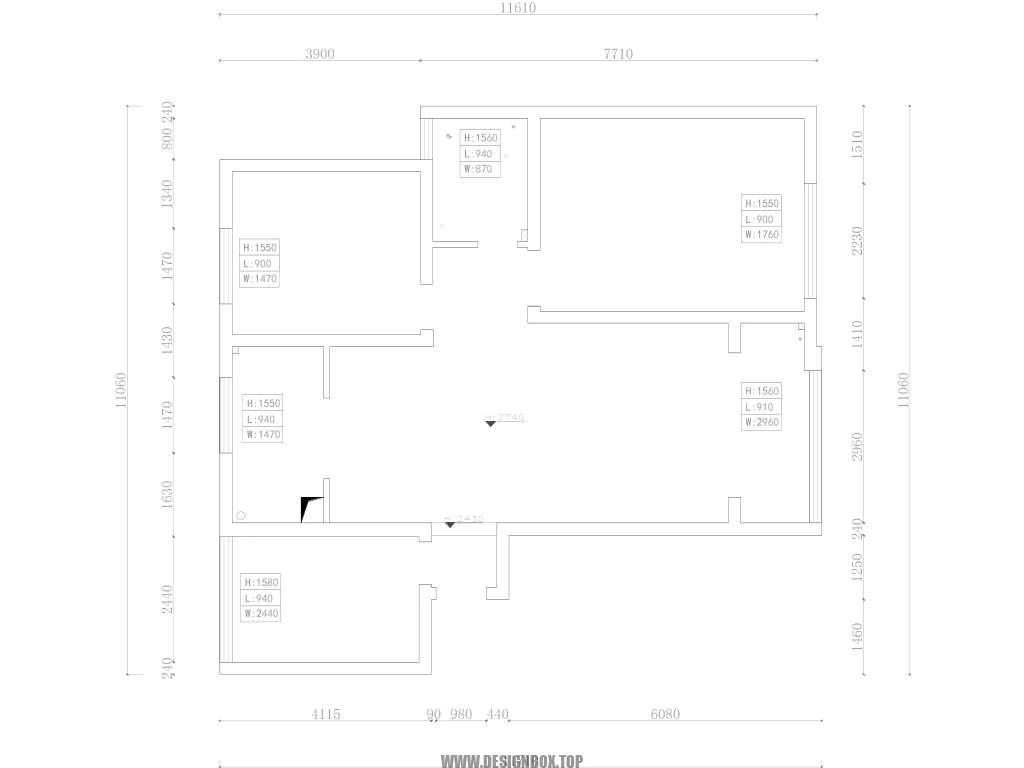 图片[3]-汴河路小区安置房【已更2个户型】-设计盒子