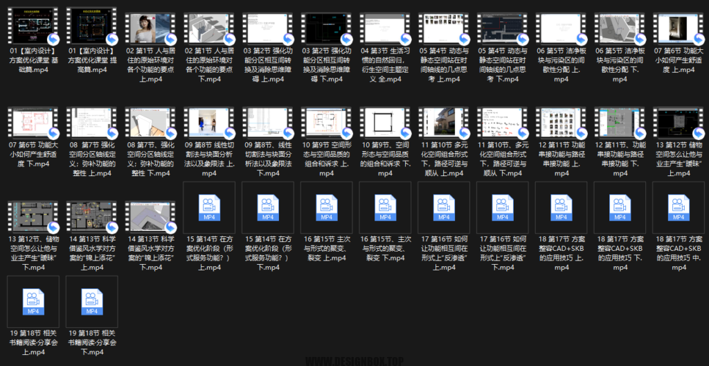 【30GB】方案设计班（动线、功能、舒适、美观十二期）-设计盒子