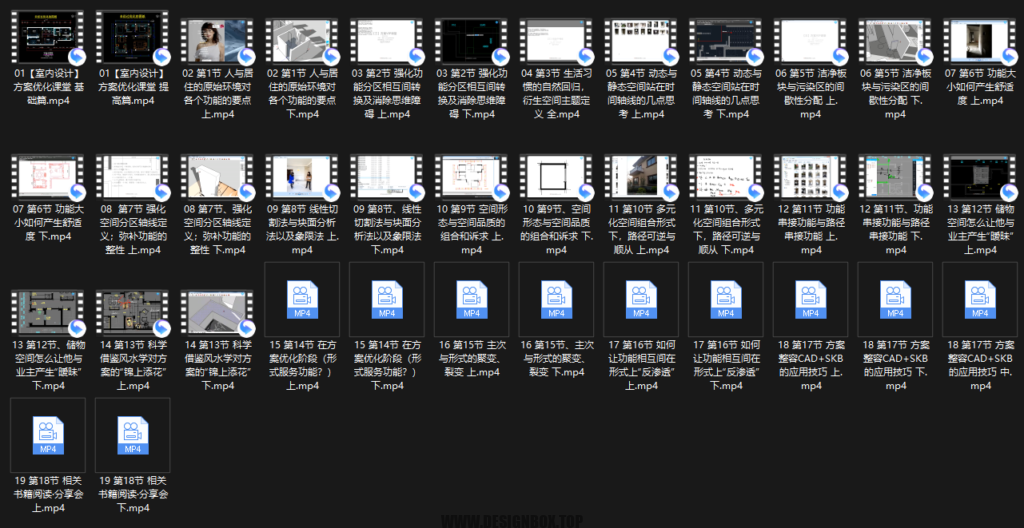 【30GB】方案设计班(动线、功能、舒适、美观十二期)-设计盒子