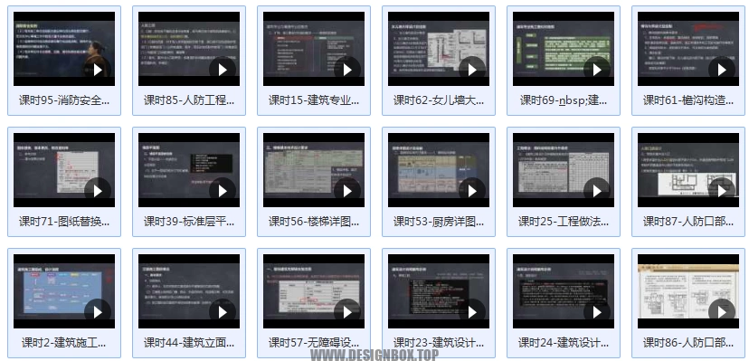 图片[15]-【18GB】建筑施工图设计案例实操班-设计盒子