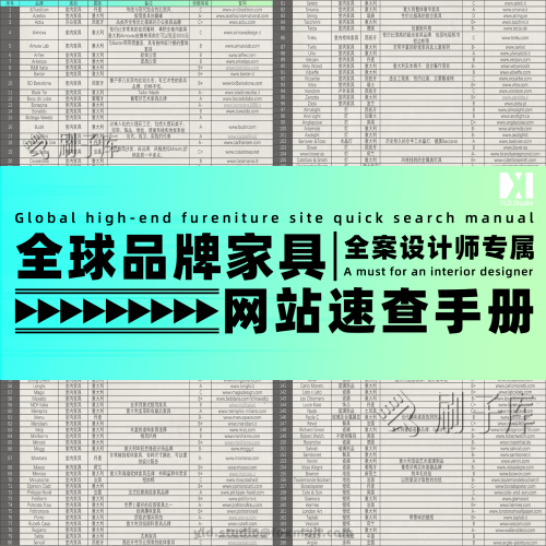 全球品牌家具网站速查手册-设计盒子