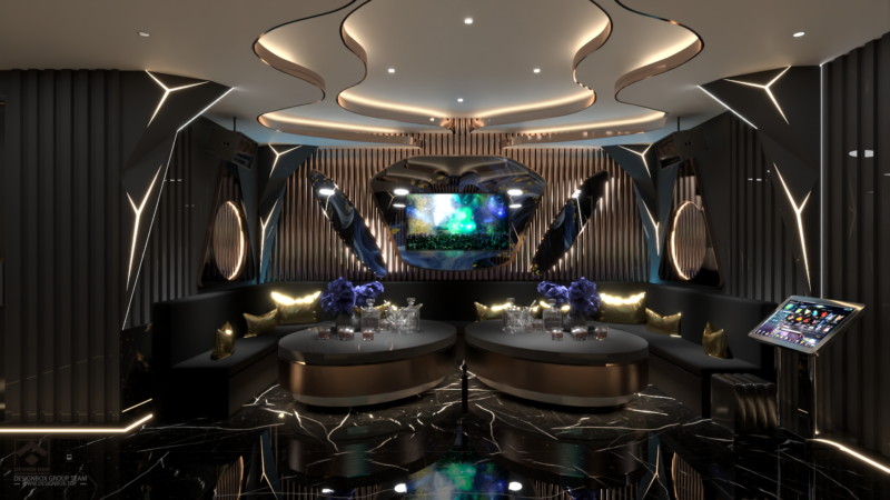 KTV包间效果图-设计盒子